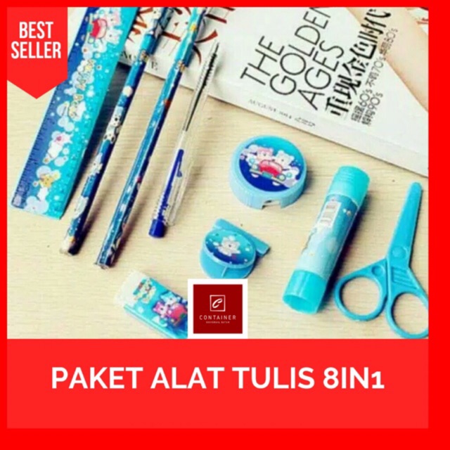 

Paket Alat Tulis 8in1 / Stationery Set / Study Set Anak Karakter
