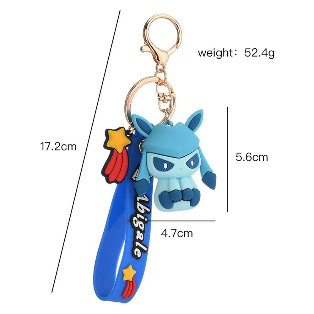 Needway  Pikachu Pokemon Figures Toy Sylveon Bag Pendant Pikachu Doll Keychain Action Figure Keychain 10 styles Espeon Classic Japanese Cartoon Pocket Toy Elf Car Keychain