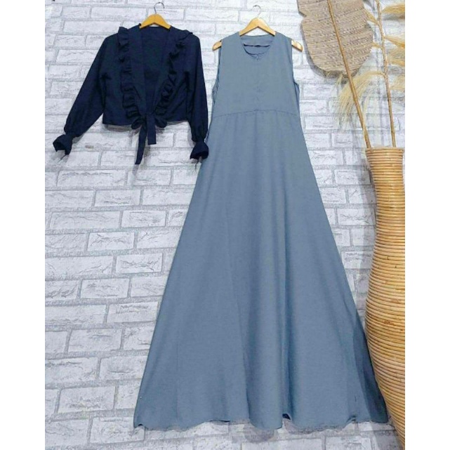 GAMIS ROMPI REMAJA//OUTER LEPAS//GAMIS SET INNER + OUTER MISAH/GAMIS TERBARU 2021 KEKINIAN VIRAL