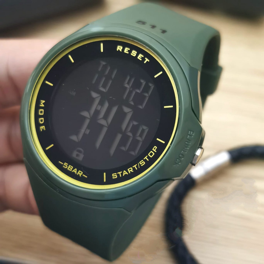 Jam Tangan Pria wanita Digital 511 Touchscreen RUBBER Anti air
