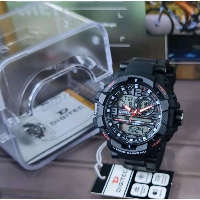 Jam Tangan DG Outdoor Terbaru Jam Tangan Dualtime Free Box Garansi &amp; Baterai Exlusive