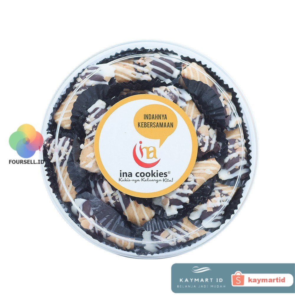 

Ina Cookies - Almond Cheese Coklat Reguler Ina Cookies Kue Kering Oleh Oleh Bandung