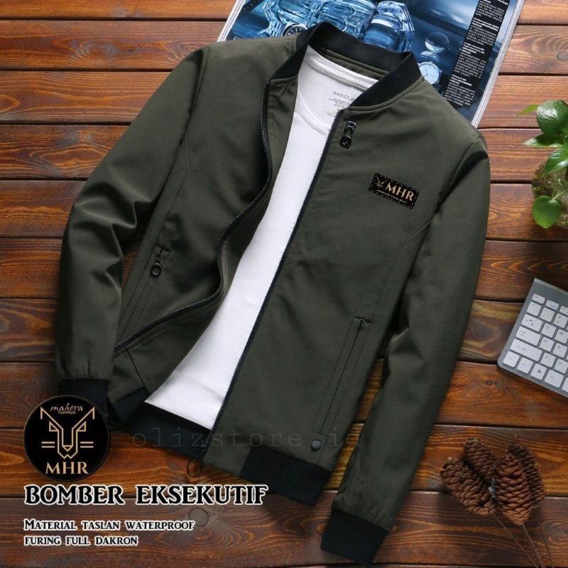 Jaket Bomber Pria Anti Air Waterproof Original (MHR) / Jaket Parasut TasLan