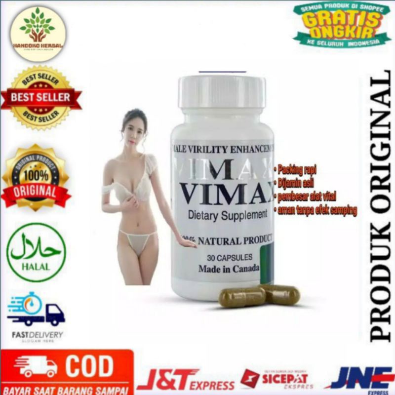 COD Manjur Vmax Capsul Obat Pembesar Panjang Alat_ Vital Permanen Vimax Asli izon 3D Made in Canada