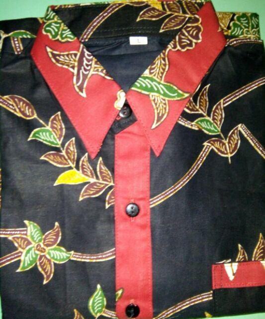 Sarimbit Couple Batik Keluarga/family Gamis Muslim Adelia Madura Hitam