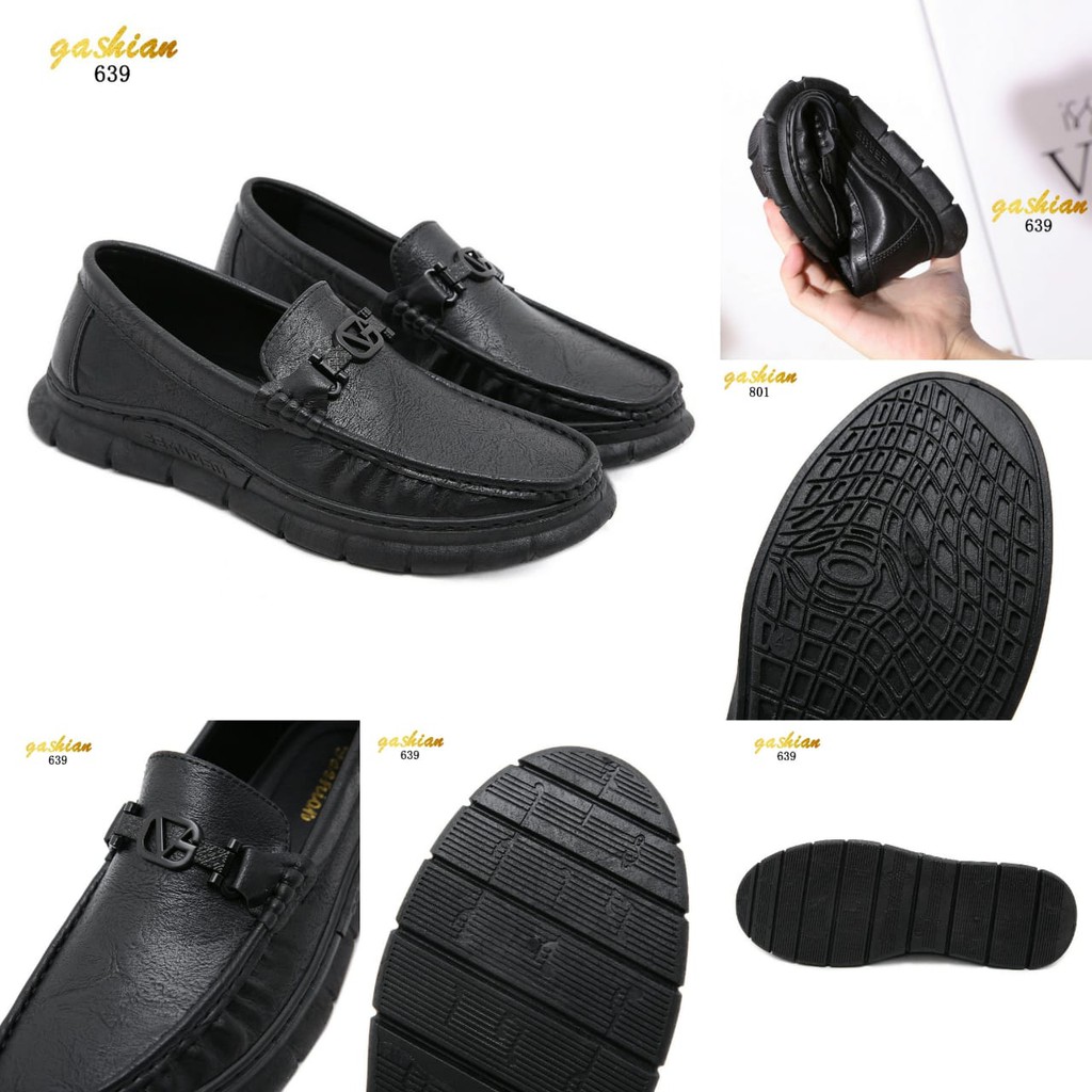 SEPATU LOAFERS PRIA KASUAL KULIT FASHION IMPORT # 639 #