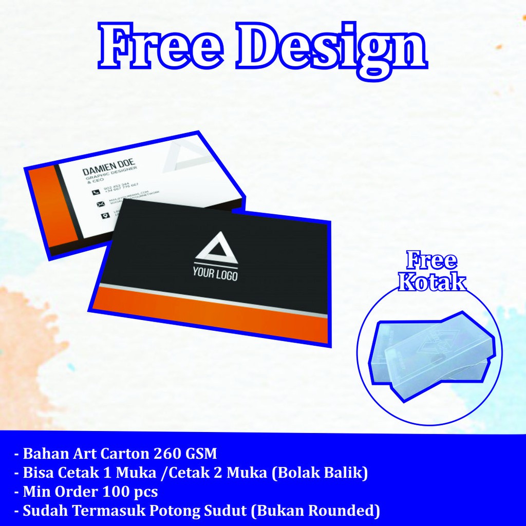 

KARTU NAMA FREE DESIGN GARANSI KEPUASAAN