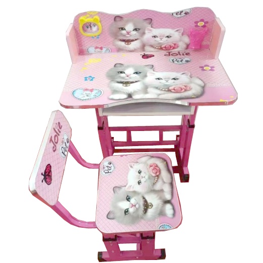 

Meja Kursi Belajar Anak Motif Kartun Lucu 45 x 70cm - WBP20