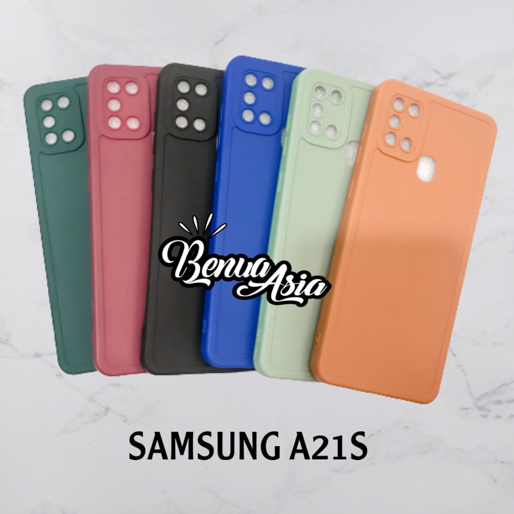 SOFTCASE PRO CAMERA SAMSUNG A21S MACARON - FA