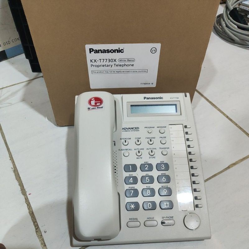 Telepon Panasonic KX-T7730 khusus Pakai PABX Garansi 12bulan