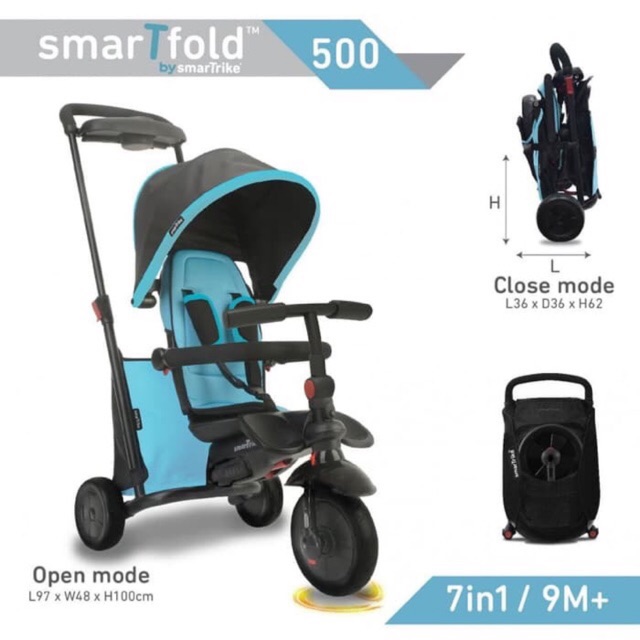 Smartrike folding 7in1 Trike sepeda anak