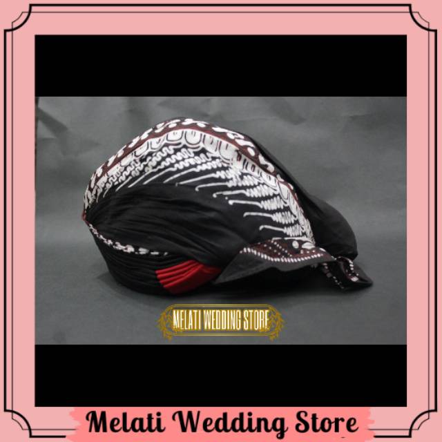 Blangkon | blangkon Jogja dewasa halus | blangkon kemitir/mataram/modang