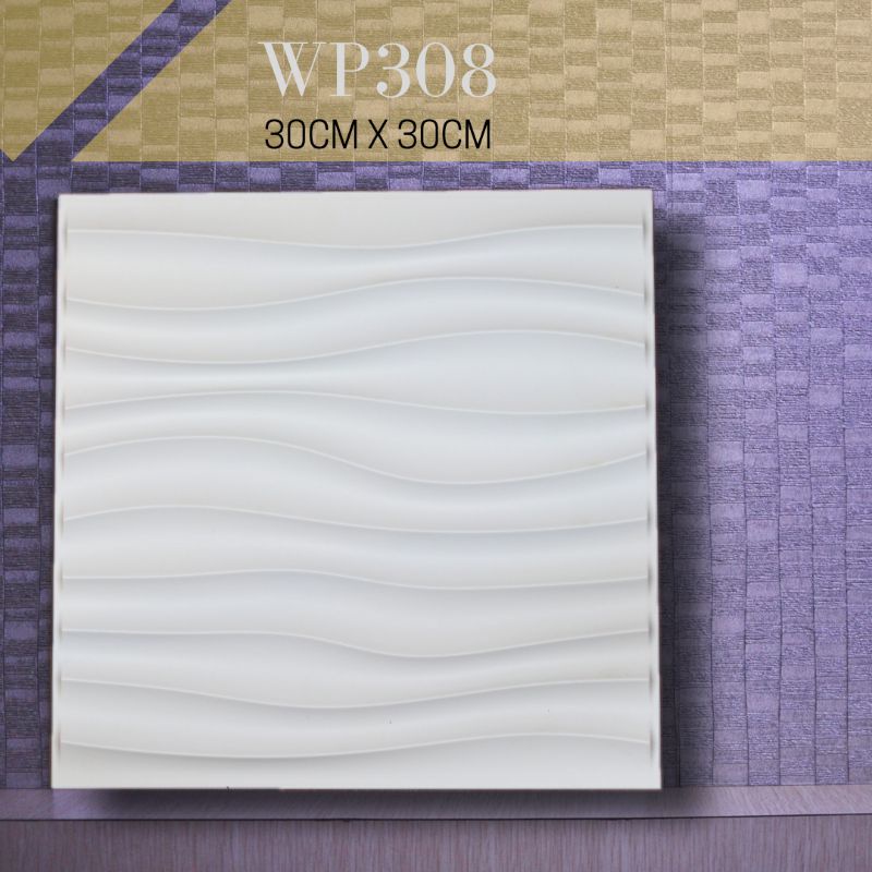 wallpaper panel 3D/ wallpanel 3D PVC 50cm x 50cm-WP308 30cm x 30cm