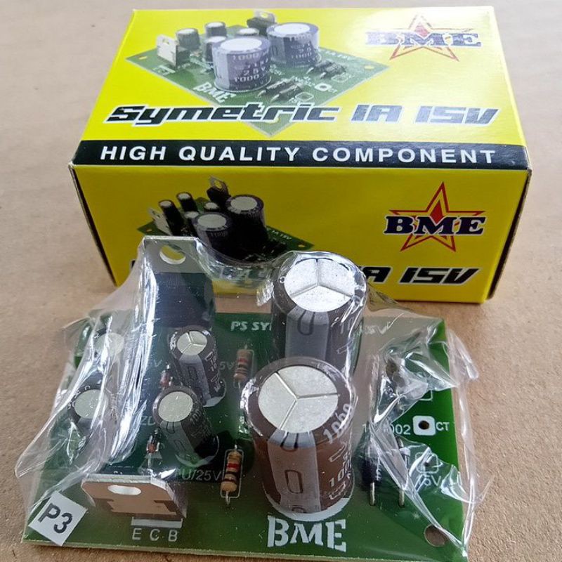 Kit Power Supply Simetris 15 Volt CT 1A By BME
