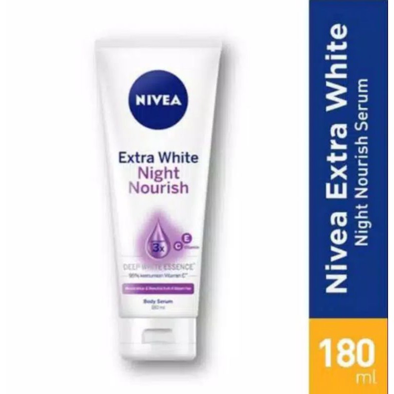 nivea body serum night 180 ml
