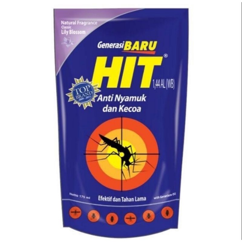 Hit Refill Cair isi Ulang Lily Blossom 175ml
