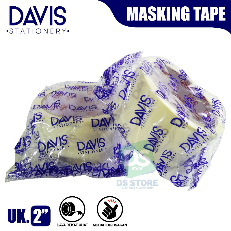 

MASKING TAPE 2 INCH / ISOLASI KERTAS DAVIS