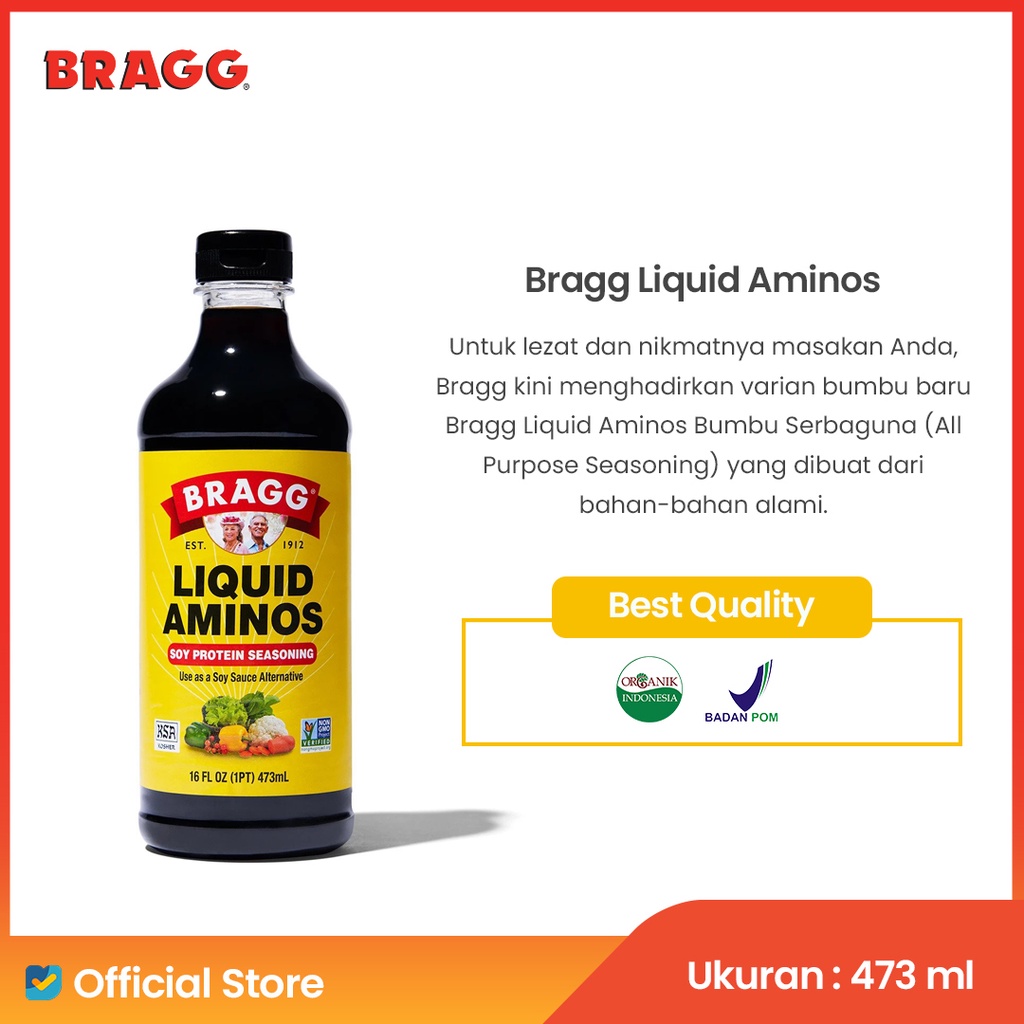 

Bragg Liquid Aminos Bumbu Serbaguna 473 ml