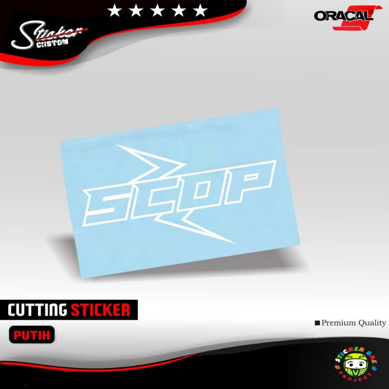 sticker scop scoopy sticker motor matic cutting sticker