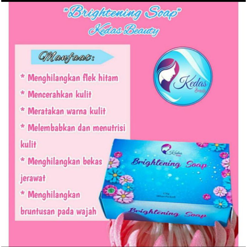 sabun pemutih wajah Kedas Beauty