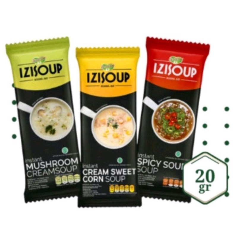 

IZISOUP Instan Cream Soup 1 sachet 20g