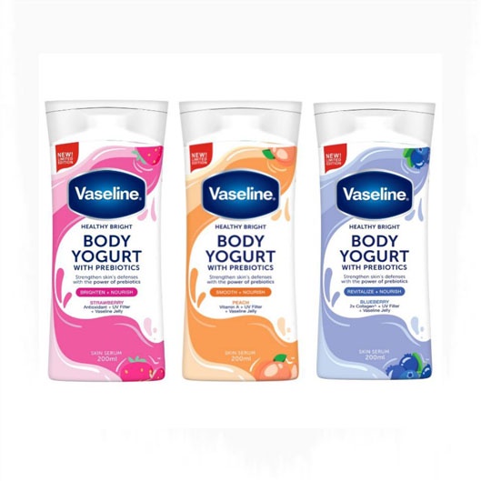 ★ BB ★ Vaseline Body Yoghurt Body Lotion | Body Lotion Yogurt Peach Blueberry Strawberry