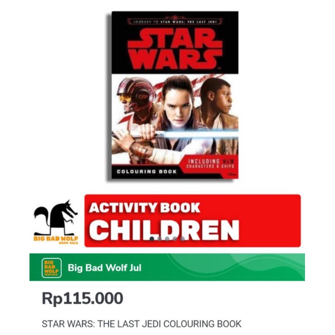 BBW Colouring Book Star Wars