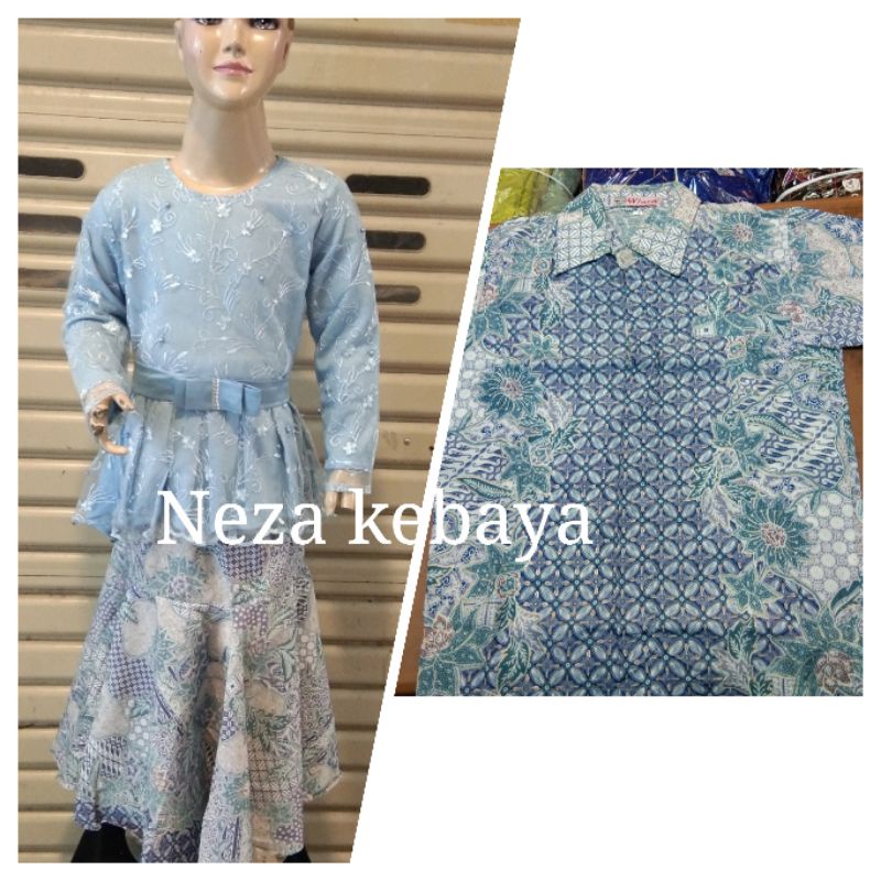 BESSET SELER SETELAN KEBAYA ANAK/MURAH MERIAH SET ANAK/COUPLE BATIK ANAK/KEBAYA TULLE