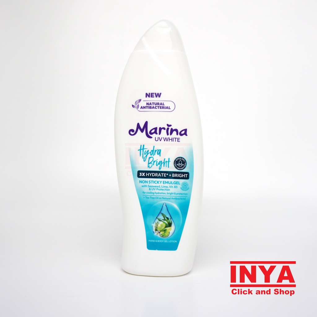 MARINA UV WHITE HYDRO COOL SEAWEED 460ml - Hand and Body Gel Lotion