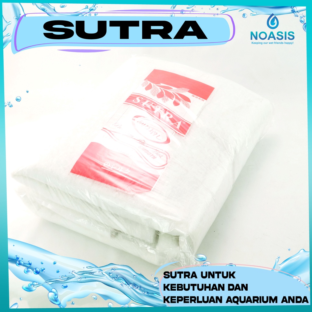 KAPAS FILTER SUTRA MERAH JUMBO 200 x 100 CM MEDIA FILTER AQUARIUM