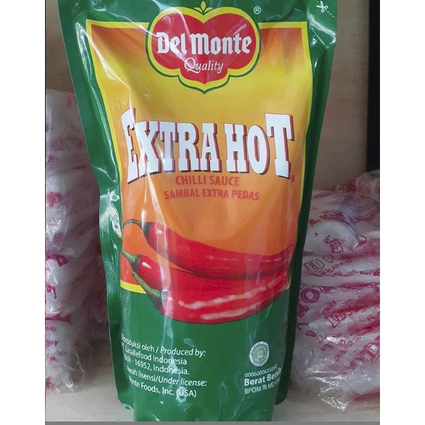 

Saos Sambal Delmonte 1KG - saus extrahot delmonte