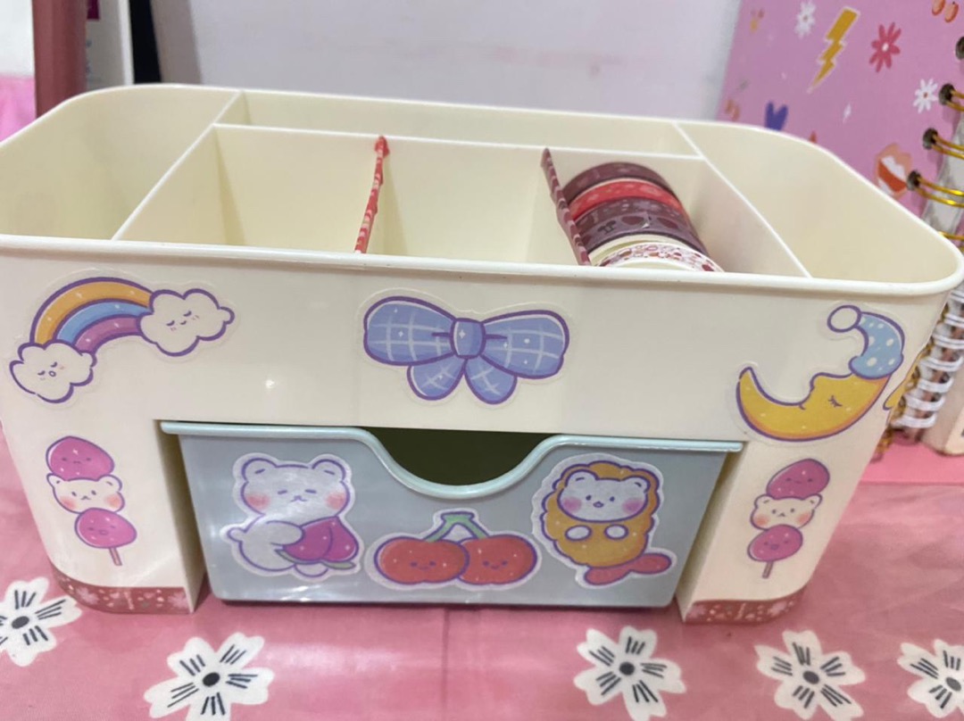 Winzige Ins Desktop Storage Box Drawer Tabletop Supplies For Stationery Make-up Ornament