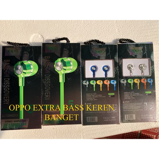 HEADSET EXTRABASSPART2 OPPO RECOMEN