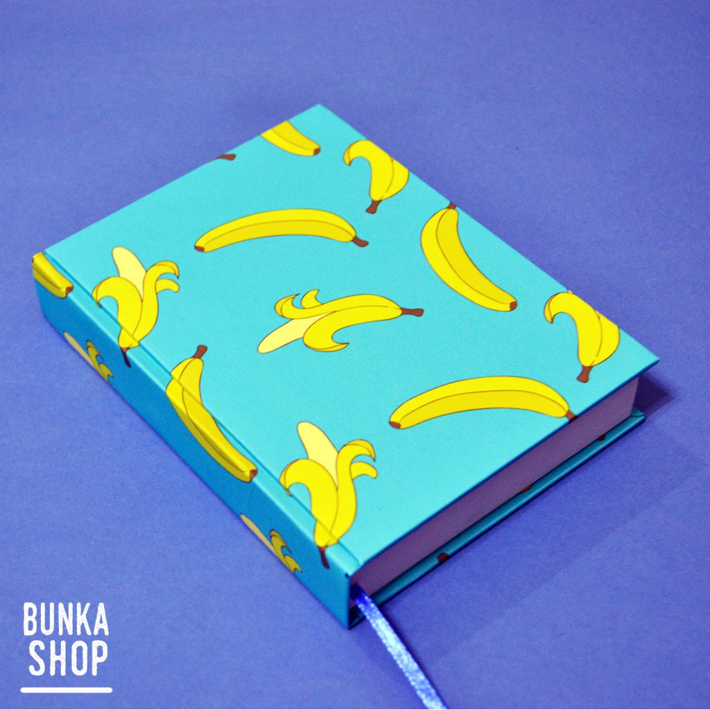 

Pocket Book Banana Pattern Hardcover A6 Jurnal Agenda Planner