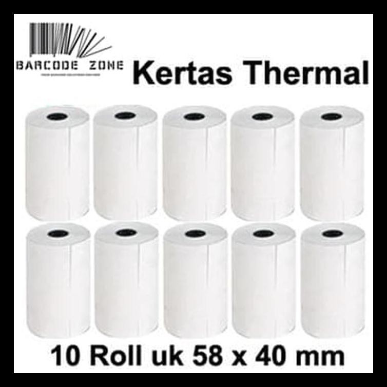 

Kertas Struk Thermal Paper / Pos Mobile Printer - Edc Vsc 58X40Mm -13 Limited Edition