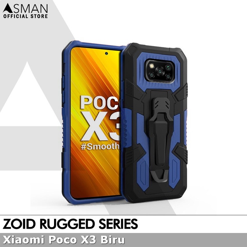 Asman Case Xiaomi Poco X3 Zoid Ruged Armor Premium