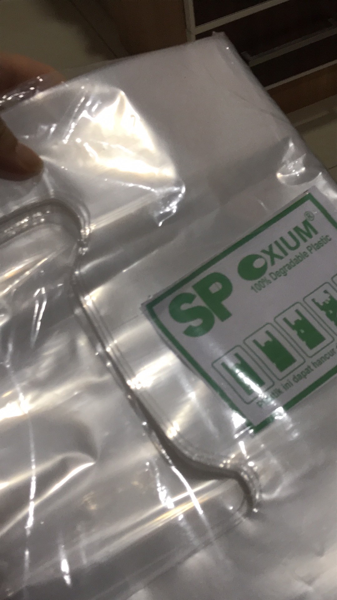 Plastik Kantong Eco Friendly Oxium Go Green Ramah Lingkungan - Premium