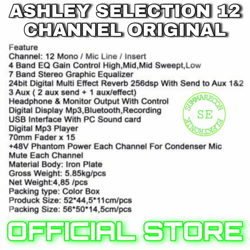 mixer audio 12 channel original ashley selection 12 usb bluetooth recording