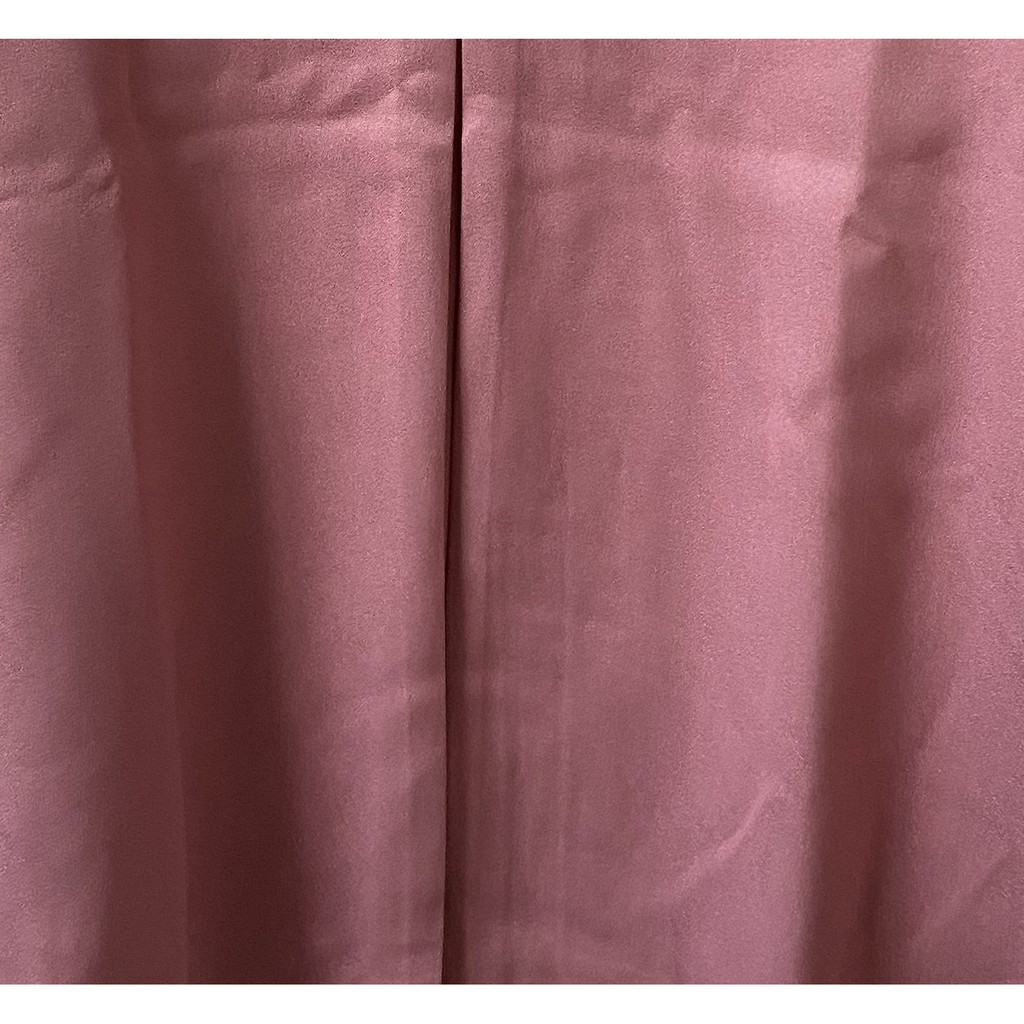 NYLA Blouse Kantor Korea 3/4 Sleeves Blus Jumbo Tunik Big Size A20-1958-pink