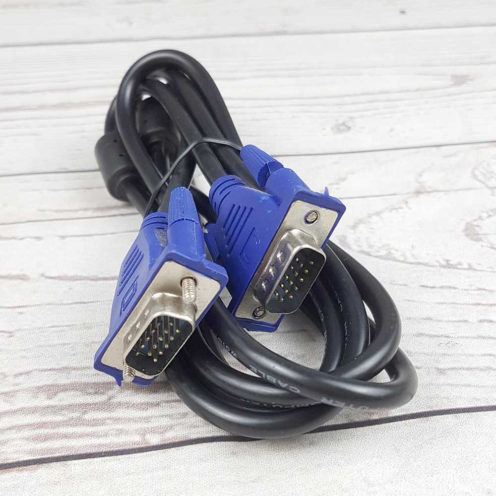 Kabel VGA 15 Pin Male ke Male 1.5 Meter