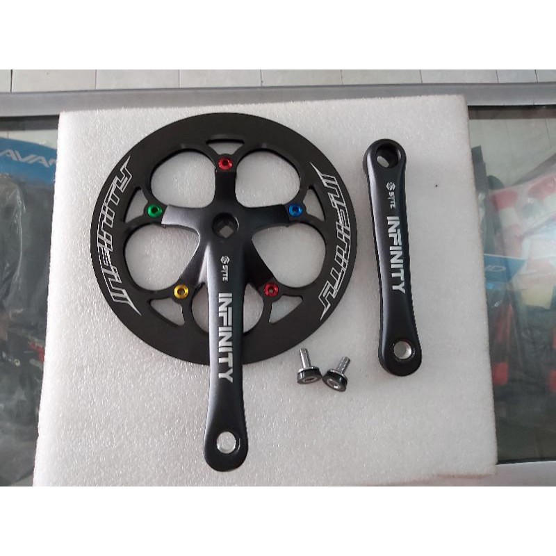 CRANK SYTE INFINITY 53T BB KOTAK SEPEDA LIPAT