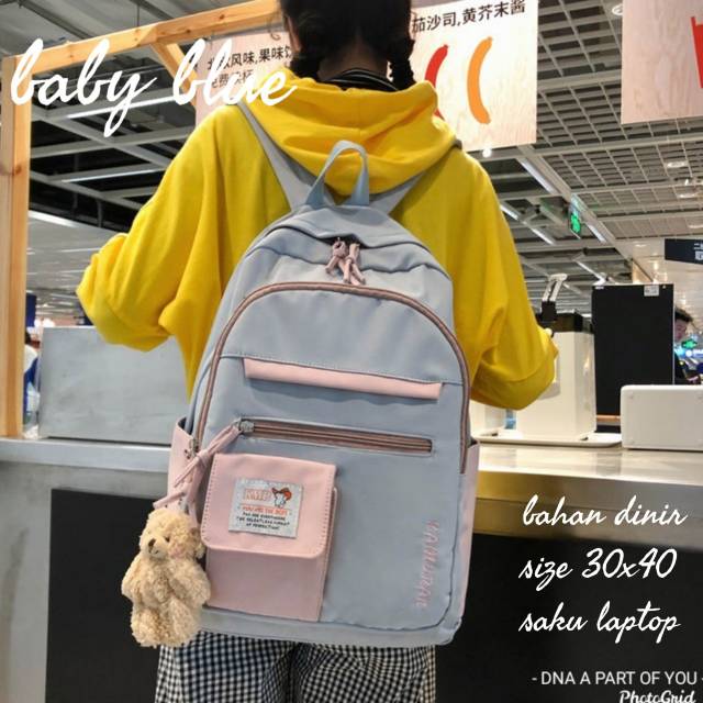 NIQABIS TAS RANSEL SEKOLAH TOKYO TAS KPOP TAS KOREA RANSEL ANAK PEREMPUAN SD SMP SMA SMK MURAH