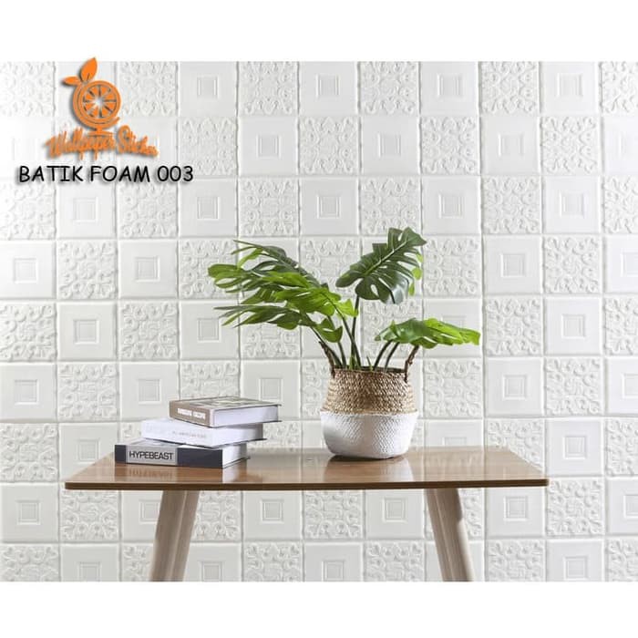 WALLPAPER 3D BATIK FOAM DINDING PLAFON WALLSTICKER