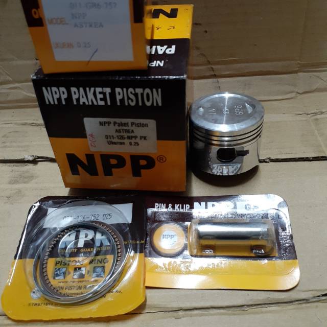 Piston kit astrea oversize 25 npp