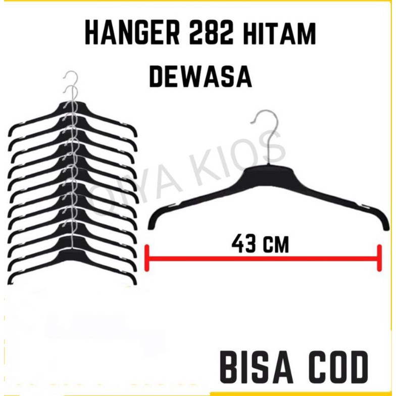 HANGER PLASTIK 282 / HANGER BAJU DISTRO