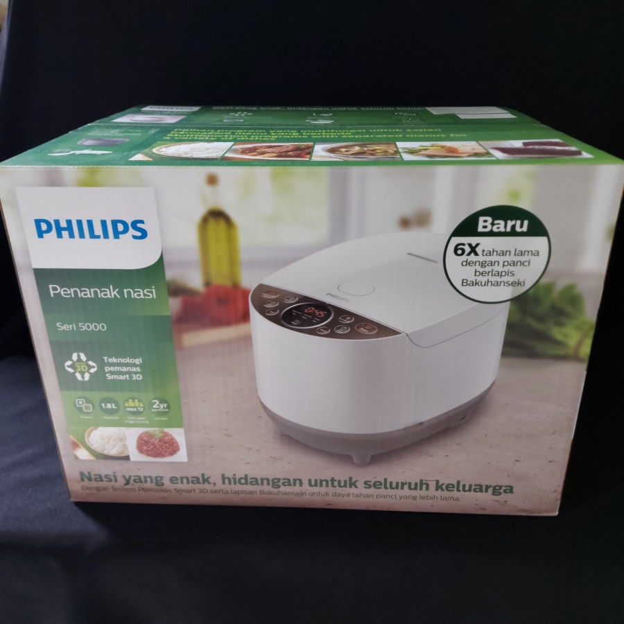 PHILIPS  Magic Com Digital 1,8 Liter / Rice Cooker Digital 1,8 Liter HD 4515 - Garansi Resmi 2 Tahun