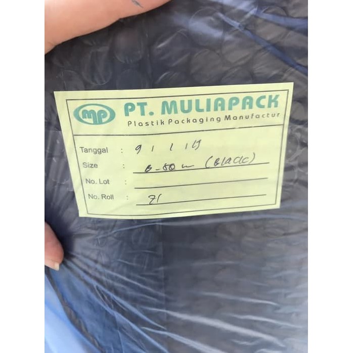 BUBBLE WRAP 1 ROLL SIZE - MERK MULTIPACK TEBAL HITAM SIZE 50Mx125CM