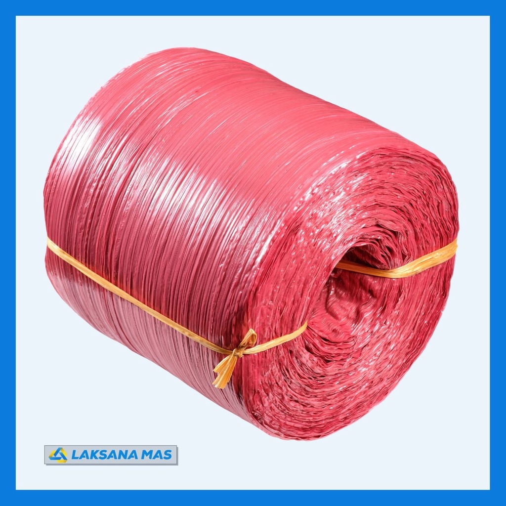 

HenJO Tali Rafia Rol Besar 5KG Tali Plastik Warna Matte (Merah, Biru, Kuning, Hijau) 2469M Kuat