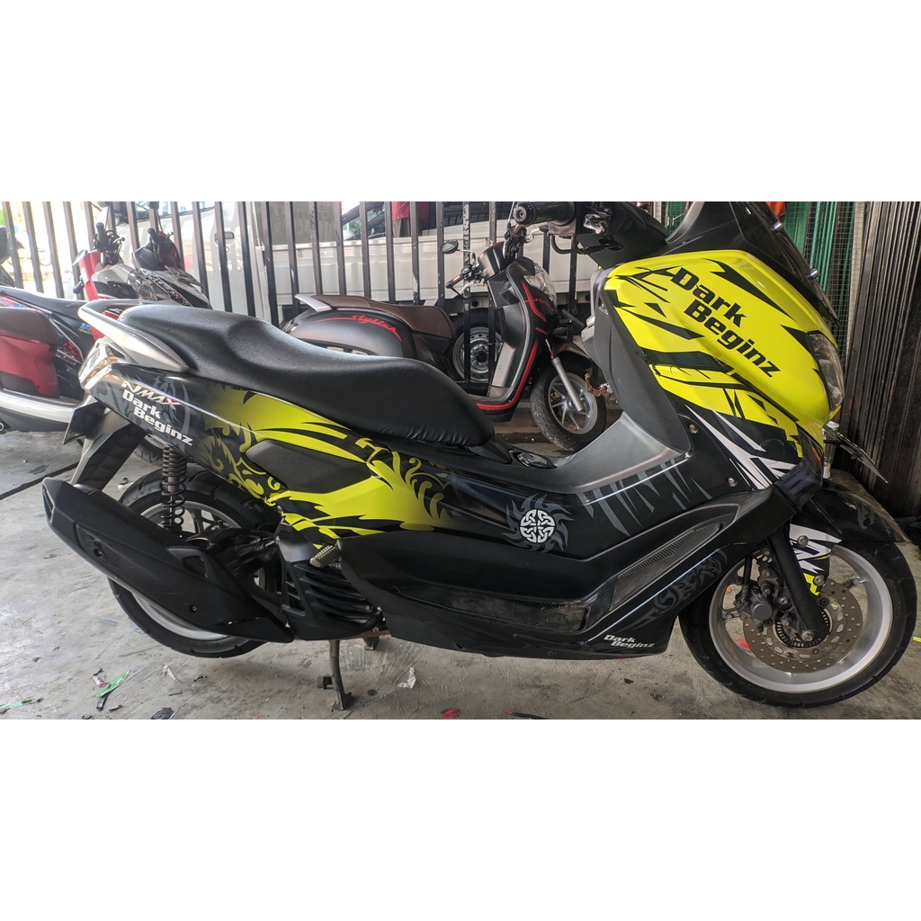 Stiker Nmax Decal Full Body Nmax Premium Yellow Glossy DNKZ