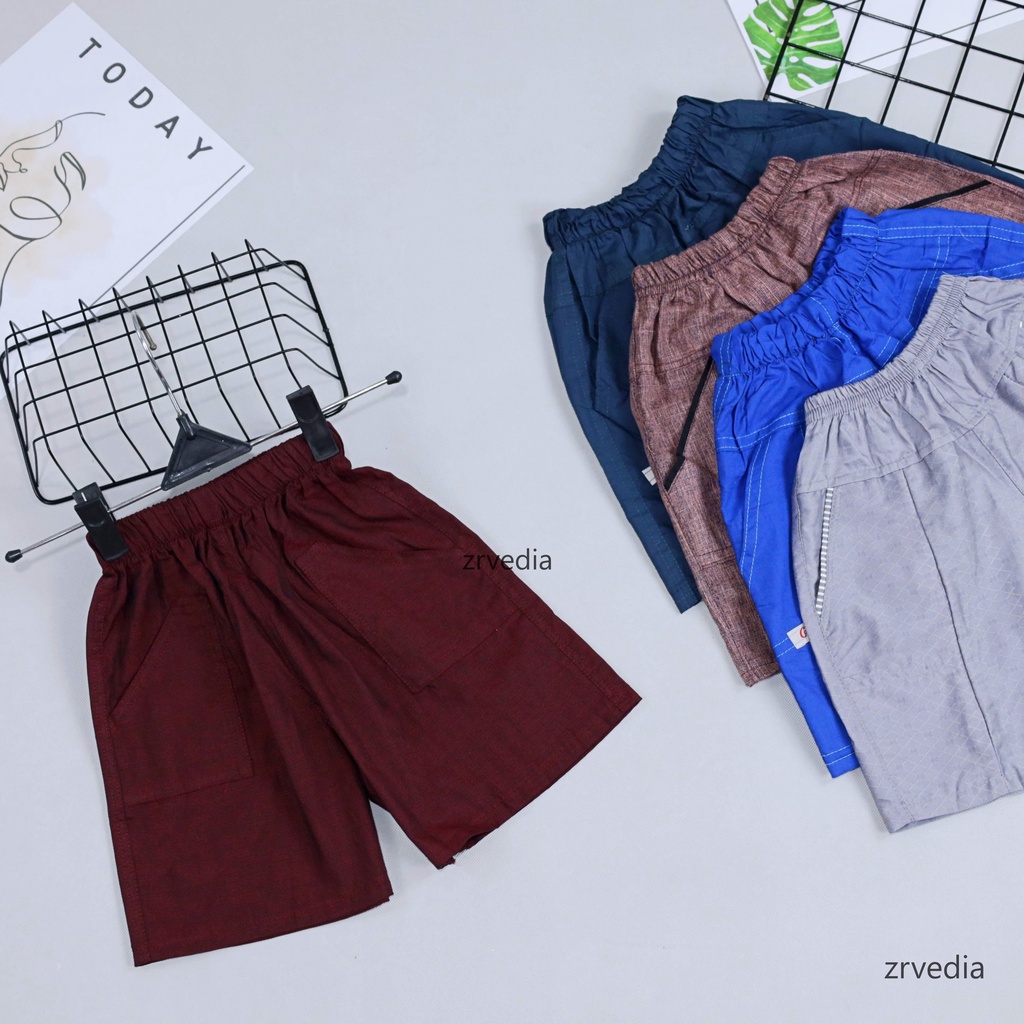 Celana Ghani - Ghina Premium Uk. 2-3 Tahun / Celana Pendek Anak Laki Balita Perempuan Harian Murah